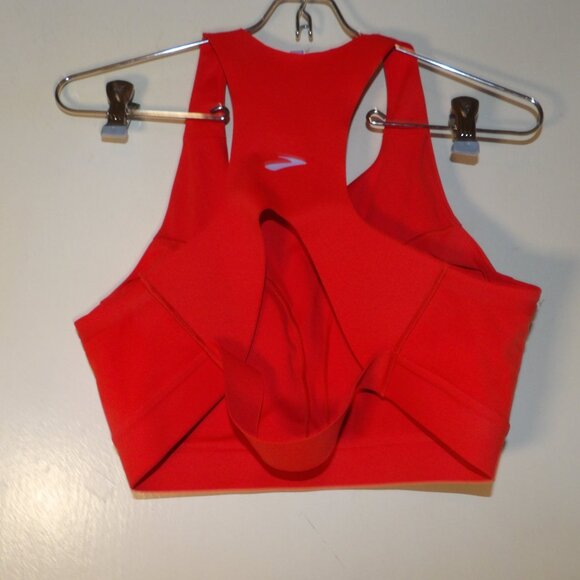 Brooks Long Line Sports Bra With Back Cut Out Sz 36DD - Picture 2 of 4
